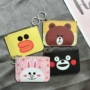 Mới sinh viên Hàn Quốc em gái mềm dễ thương phim hoạt hình động vật ví tiền xu thời trang sáng tạo túi nhỏ Harajuku túi tiền ví nữ