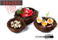 Dadong Yijing Bird Nest Bird Nest Nest Bộ đồ ăn đặc biệt gốm Creative Farmhouse Bát Word bát hấp rau bát hấp thịt bát đất bộ chén đĩa đẹp