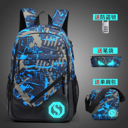 Детский вместительный и большой школьный рюкзак для мальчиков, 6 года, в корейском стиле, 10-12 лет, подходит для подростков