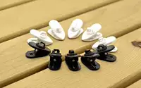 10 Túi MP3MP4 Điện Thoại Di Động Noodle Tai Nghe Phổ Phụ Kiện Clip Headphone Clip Tai Nghe Cố Định Clothespins núm tai nghe