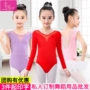 Quần áo khiêu vũ cho trẻ em gái thực hành quần áo mùa hè tay ngắn múa ba lê Trung Quốc múa trẻ em váy khiêu vũ thử trang phục biểu diễn - Trang phục váy bale múa cho bé