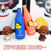 Bia chai pet toy vocal toy vocal chai toy hoạt hình vocal toy mèo và dog toy