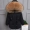 Chống mùa xuống áo khoác nữ đoạn ngắn 2018 mới siêu lớn cổ áo lông thú Hàn Quốc phiên bản của thời trang dày eo Parker giải phóng mặt bằng khuyến mãi