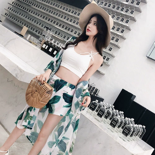 Раздельный купальник, комплект, 3 предмета