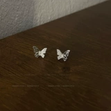 Изысканные серьги, серебро 999 пробы