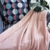 Iceland Bắc Âu đan lúa mì sofa chăn thú chăn điều hòa không khí nap chăn mô hình phòng thảm trang trí xe INS vận chuyển - Ném / Chăn Ném / Chăn