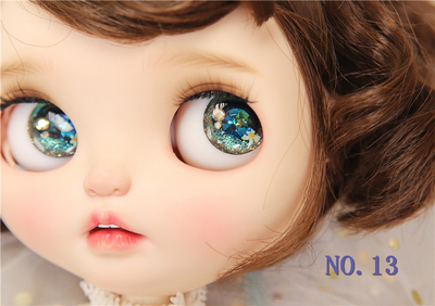 taobao agent 4 pieces of free shipping Blythe small cloth three -dimensional sculpture handmade eye -eye resin eye film real -human wind change makeup baby starry sky 2