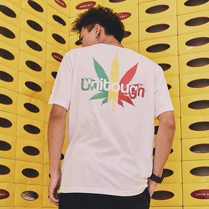 MRXXX Mỹ đường phố maple T-Shirt nam ngắn tay ulzzang những người yêu thích triều mùa hè thương hiệu sinh viên hoang dã từ bi