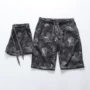 Châu âu và Hoa Kỳ gió tối đen ngụy trang quần short vài mô hình cotton eo quần turban Wei quần thể thao quần phụ nữ quần short nam unisex