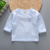 Bé mùa hè điều hòa không khí phù hợp với đồ lót trẻ em của trẻ em áo khoác mỏng cotton dài tay T-Shirt đặt mảnh duy nhất siêu mỏng 0-2 tuổi Áo thun
