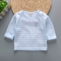Bé mùa hè điều hòa không khí phù hợp với đồ lót trẻ em của trẻ em áo khoác mỏng cotton dài tay T-Shirt đặt mảnh duy nhất siêu mỏng 0-2 tuổi áo thun trẻ em thái lan