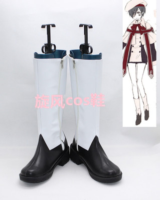 taobao agent Number B6152 Black Deacon Charles Church Singing Poetry Cosplay Shoe Custom