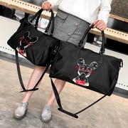2018 new Mickey sequins công suất lớn túi du lịch hành lý du lịch túi nội trú bag unisex tập thể dục túi