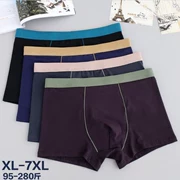 Quần lót boxer cotton 3 người tải tập 100% cotton bên trong cộng với quần short chất béo cỡ lớn 衩 XL-8XL