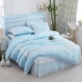 Phiên bản tiếng Hàn của công chúa xay xát chăn ren chăn đơn mảnh đôi 200X230 - Quilt Covers chăn ga đẹp