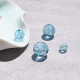 Синие бусины, украшение-шарик, аксессуар ручной работы, четки из круглых бусин, аксессуары