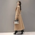 Áo len dài nữ dày áo dài 2018 mùa đông mới Hàn Quốc phiên bản của thắt lưng là mỏng trên đầu gối áo len áo khoác dạ dài nữ hàn quốc Áo Hàn Quốc