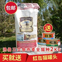 Soup boy thức ăn cho mèo cá hồi bột yến mạch công thức thức ăn cho mèo 4,4lb2kg thành một con mèo đầy đủ thức ăn cho mèo mèo thức ăn chủ yếu Các loại pate cho mèo