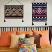 B & B trang trí bohemian tấm thảm vải mặt dây chuyền phòng ngủ tường tấm thảm tùy chỉnh vải sơn hiên hành lang sơn