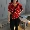 Nữ 2018 mới của sinh viên Hàn Quốc ve áo khóa tay áo voan hoa ngắn tay áo sơ mi nữ mùa thu dài tay lỏng lẻo - Áo sơ mi dài tay