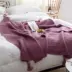 Nordic sofa chăn văn phòng bìa chăn ngủ trưa chăn khăn choàng đan len chăn điều hòa không khí giản dị chăn mền chân giường - Ném / Chăn Ném / Chăn