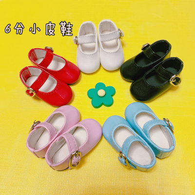 taobao agent (6 points of small leather shoes) 1/6 points BJD doll soft small PU leather shoes wild shoes YOSD accessories shooting