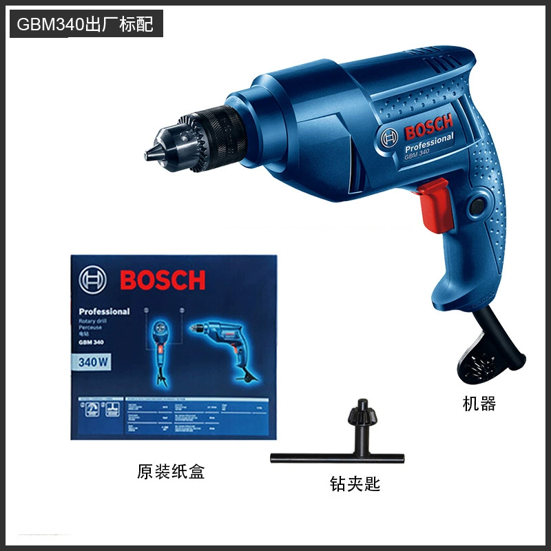 Bosch handicon Diamond GBM345 Súng ngắn Diamond Home 220V Công cụ tiến sĩ đa chức năng đa chức may bắn vít Máy khoan đa năng