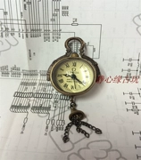 Antique Miscellaneous Retro Cộng Hòa Omega Cơ Pha Lê Nhỏ Pocket Watch Vòng Bảng Bóng Tinh Tế Trang Sức Mặt Dây Chuyền