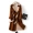 Bài hát chủ đề mùa thu và mùa đông áo khoác mới của phụ nữ cao cấp mỏng và len hai mặt GZM18028