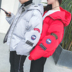 Văn học Fan 2018 mùa đông mới Hồng Kông phong cách lỏng phần ngắn bông áo khoác thanh niên kích thước lớn áo vài bông quần áo bánh mì dịch vụ Trang phục Couple
