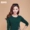 Mùa xuân và mùa thu thấp cổ áo len nữ đoạn ngắn cashmere áo len Hàn Quốc phiên bản của lỏng hoang dã cổ tròn len áo len áo len nữ giá rẻ