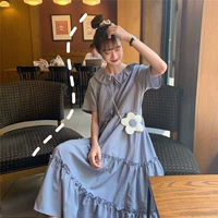 Брендовая кукла, летняя юбка, длинное платье для школьников, кукольный воротник, 2021 года, в корейском стиле, средней длины