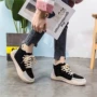 Street dance giày nữ cao cấp 2018 phiên bản Hàn Quốc mới của mùa thu hoang dã và giày ren mùa đông cộng với đôi giày nhung ấm áp giản dị giày thể thao nữ adidas