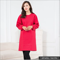 Кожаная двойная сумка пунктирная розовая красная крышка