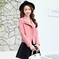 Mùa xuân và mùa đông Mùa đông Phụ nữ Hàn Quốc 20-25-30-35 tuổi Áo khoác ngắn ngắn Áo len ngắn Quần áo ngoài ngọt ngào áo khoác nhẹ nữ