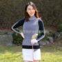 Ưu đãi đặc biệt 2019 mùa thu mới Hàn Quốc mua quần áo golf nữ chống nắng khâu áo vest dệt kim - Thể thao sau bộ thu đông adidas nam