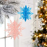 Рождественское украшение, подвеска, трехмерный макет, со снежинками