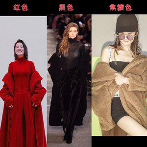 Gigi hadid 杨颖 em bé với cùng một đoạn túi lap retro lạc đà giả lông ấm áo khoác nữ