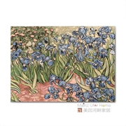 Bỉ nhập khẩu GK-ART jacquard dệt tấm thảm thảm vẽ tay tên Iris Van Gogh sơn dầu tấm thảm - Tapestry