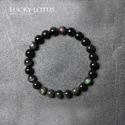 Ưu đãi độc quyền LucksYLOTUSS Crystal Mexico Vòng đeo tay Obsidian Monocycl Cặp đôi nam và nữ