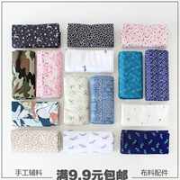 Vận chuyển 1 mét in tinh tế vải cotton nhập khẩu miệng vải vàng quần áo handmade DIY túi vải cotton vải cotton da cá