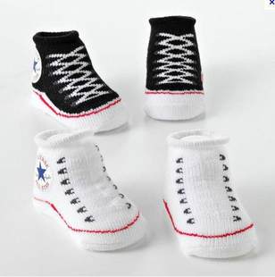 Men and Women Cotton L -shaped socks/newborn socks/baby socks four colors