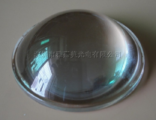 Ultra -Power Led Lens φ50mm Light Surface Height 19mm Optical Glass Convex Mirror Integrated Led Convex Lens