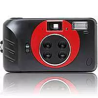 LOMO bốn khung siêu năng động bốn khung máy ảnh màu đen phiên bản giới hạn đặc biệt cung cấp! máy film