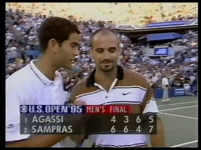 1995 US OPEN FINALS SAMPRAS-AGASSI 
