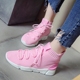 Giày nữ mùa thu 2017 phụ nữ mới của giày cao giày ulzzang sinh viên Hàn Quốc hoang dã thể thao vớ căng giày Giày cao gót