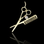 Kéo Comb Trâm Corsage Hàn Quốc Thời trang Áo cardigan Pin Kiểu tóc nam Phù hợp với áo sơ mi Phụ kiện huy hiệu - Trâm cài huy hiệu kute