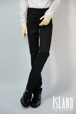 taobao agent Island Island Club BJD baby clothing 1/3 and 65 boy BJD trousers（PT3-002 black, white）