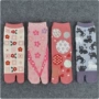 Nhật Bản mới mùa thu và mùa đông hai ngón tay vớ hai ngón chân chia ngón chân tất nữ vớ chân hibiscus vớ cotton vớ cos tất lười nam