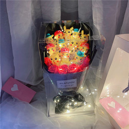 Lollipop Bouquet DIY Material Kids' Day Package Cartoon Starlight Chocolate 6 1 Seven Night Valentine's Day
